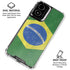 Brazil Flag Distressed Moto G Power 5G (2024) Clear Case
