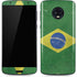 Brazil Flag Distressed Moto G6 Skin