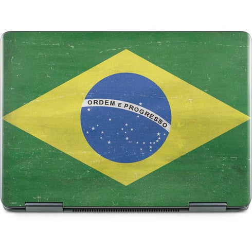 Brazil Flag Distressed Notebook 9 Pro 13in (2017) Skin