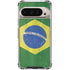 Brazil Flag Distressed Pixel 9 Pro XL Clear Case