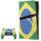 Brazil Flag Distressed PS5 Pro Bundle Skin