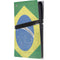 Brazil Flag Distressed PS5 Pro Console Skin