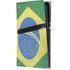 Brazil Flag Distressed PS5 Pro Console Skin