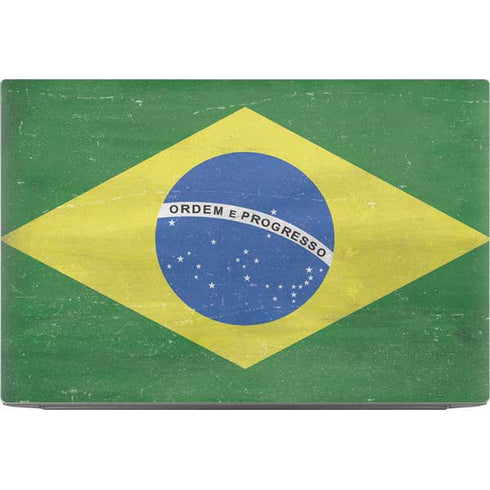 Brazil Flag Distressed Dell XPS Skin