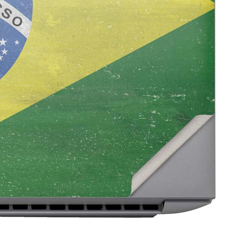 Brazil Flag Distressed HP ZBook Fury 16 G10 Skin