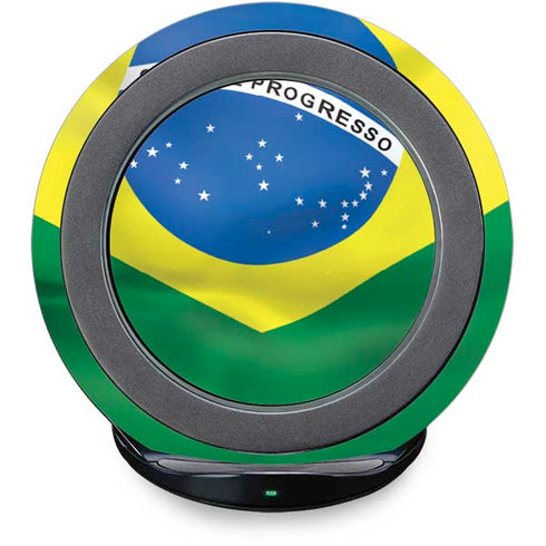 Brazil Flag Fast Charge Wireless Charging Stand Skin