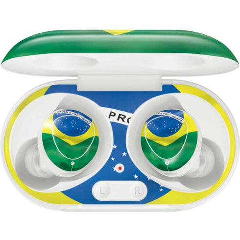 Brazil Flag Galaxy Buds Plus Skin