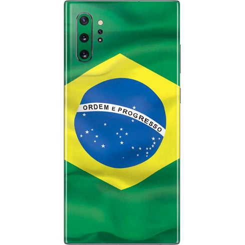Brazil Flag Galaxy Note 10 Plus Skin