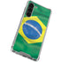 Brazil Flag Galaxy S24 FE Clear Case