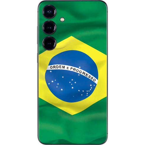Brazil Flag Galaxy S25 Plus Skin