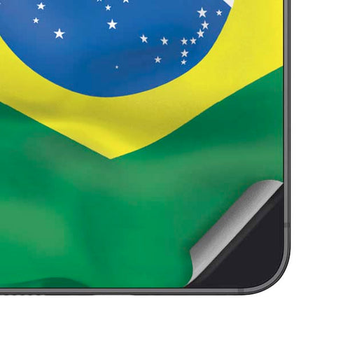 Brazil Flag Galaxy S25 Plus Skin
