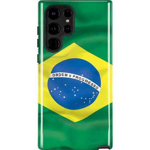 Brazil Flag Galaxy S25 Ultra Impact Case