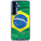 Brazil Flag Galaxy S25 Clear Case