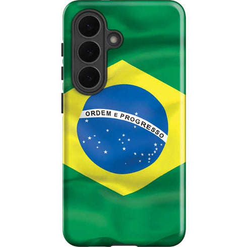 Brazil Flag Galaxy S26 Impact Case