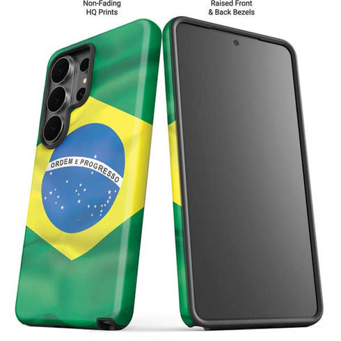 Brazil Flag Galaxy S26 Ultra Impact Case