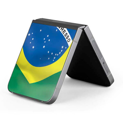 Brazil Flag Galaxy Z Flip6 Skin
