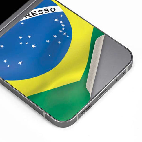 Brazil Flag Galaxy Z Flip6 Skin