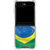 Brazil Flag Galaxy Z Flip6 Clear Case