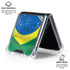 Brazil Flag Galaxy Z Flip6 Clear Case