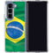 Brazil Flag Galaxy Z Fold5 5G Clear Case