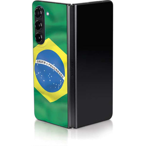 Brazil Flag Galaxy Z Fold5 5G Skin