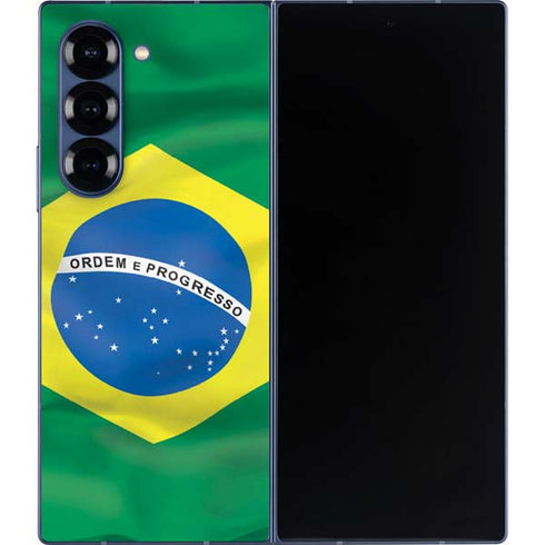 Brazil Flag Galaxy Z Fold6 Skin