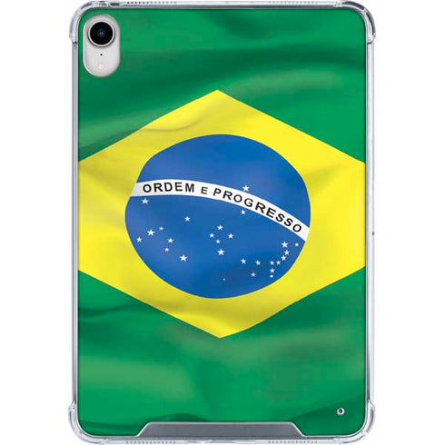 Brazil Flag iPad 11th Gen (2025) Clear Case