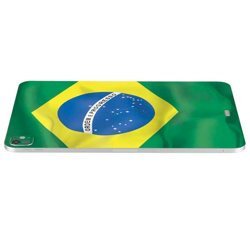 Brazil Flag iPad Pro 13in M4 (2024) Skin