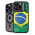 Brazil Flag iPhone 14 Pro Kickstand Case