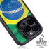 Brazil Flag iPhone 14 Pro Kickstand Case