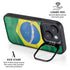 Brazil Flag iPhone 15 Plus Kickstand Case