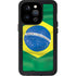 Brazil Flag iPhone 15 Pro Waterproof Case