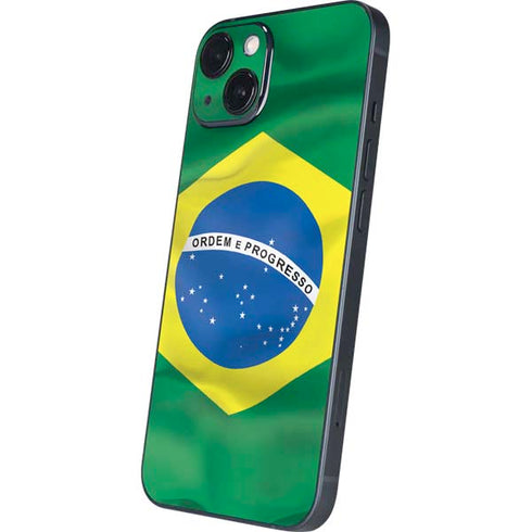 Brazil Flag iPhone 15 Skin