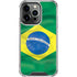 Brazil Flag iPhone 16 Pro Clear Case