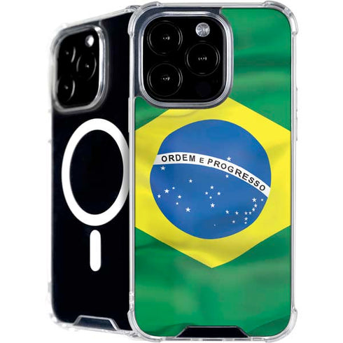 Brazil Flag iPhone 16 Pro MagSafe Case
