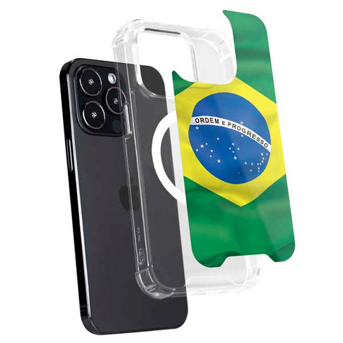 Brazil Flag iPhone 16 Pro MagSafe Case