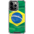 Brazil Flag iPhone 16 Pro Max Clear Case