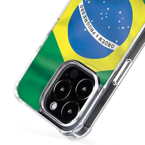 Brazil Flag iPhone 16 Pro Max MagSafe Case