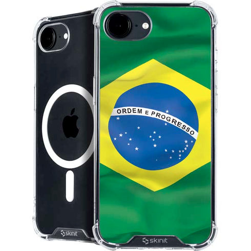 Brazil Flag iPhone 16e MagSafe Case