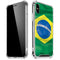 Brazil Flag iPhone X/XS Clear Case