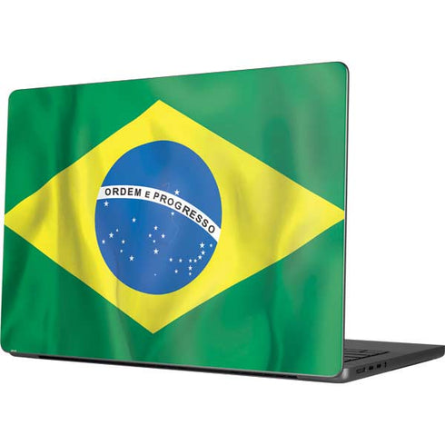 Brazil Flag Apple MacBook Pro 14-inch Skin