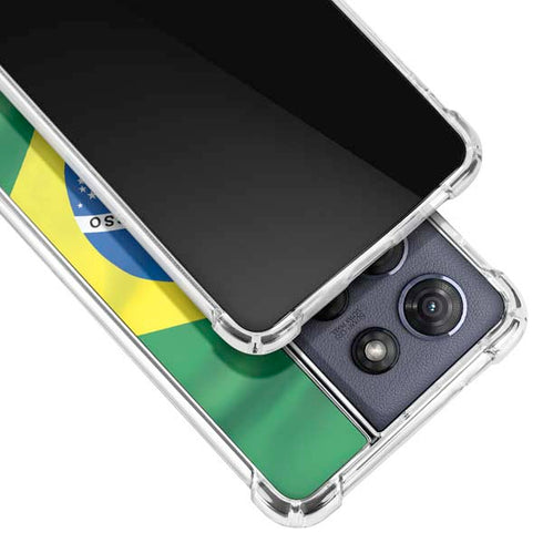 Brazil Flag Moto G Play 5G (2025) Clear Case