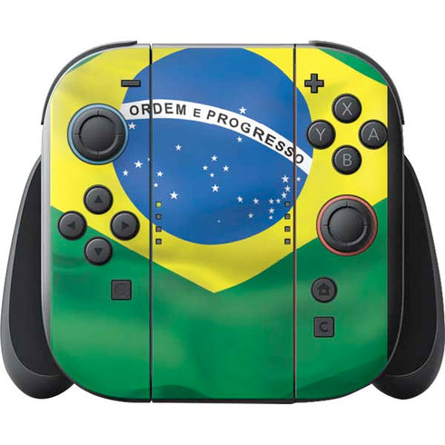 Brazil Flag Nintendo Switch 2 (2025) with Joy-Con Skin