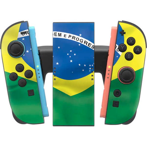 Brazil Flag Nintendo Switch 2 (2025) Joy-Con Controller Skin