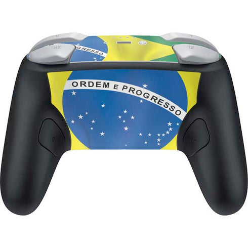 Brazil Flag Nintendo Switch 2 (2025) Pro Controller Skin