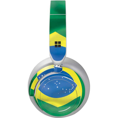 Brazil Flag Surface Headphones Skin