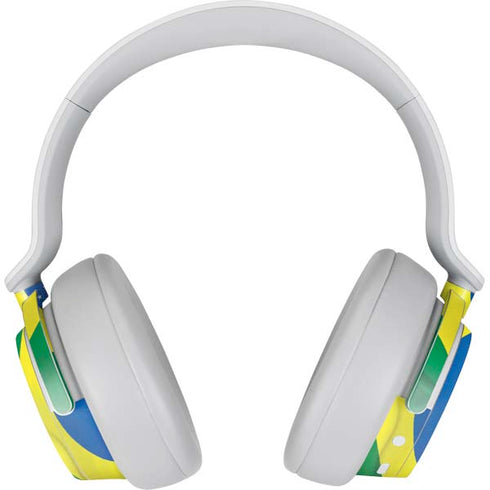 Brazil Flag Surface Headphones Skin
