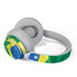 Brazil Flag Surface Headphones Skin