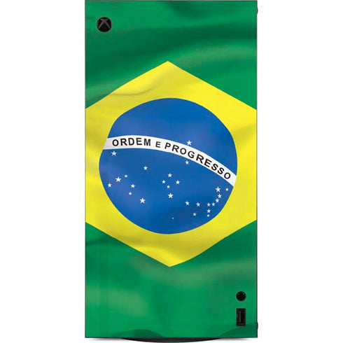 Brazil Flag XBox Series X Digital Edition Console Skin