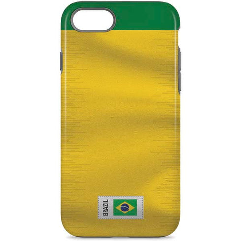 Brazil Soccer Flag iPhone Cases
